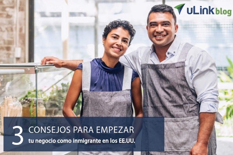 Joven pareja de inmigrantes latinx iniciando un negocio en los EE. UU.