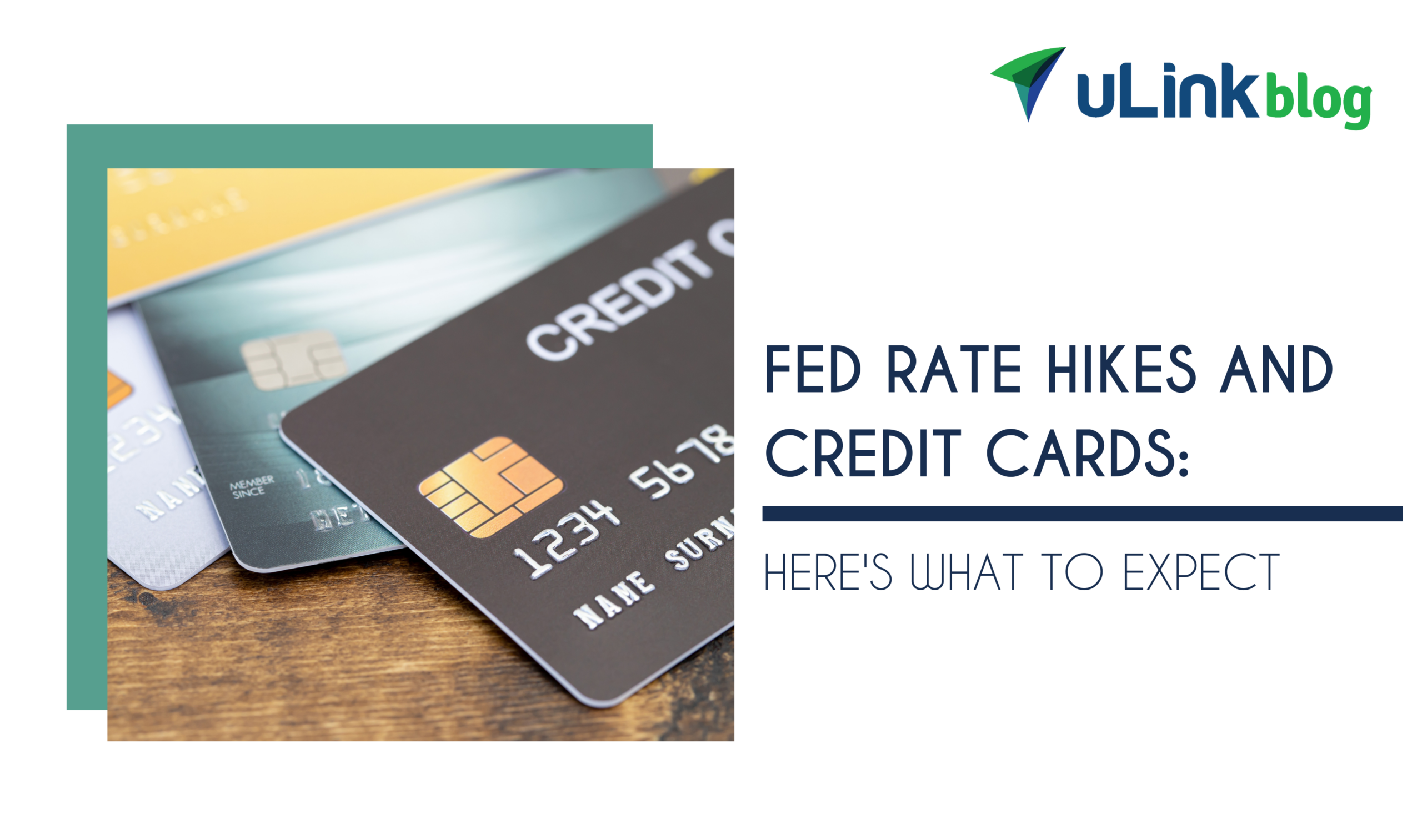 Credit cards on a table, on hold after fed interest rate hikes.
